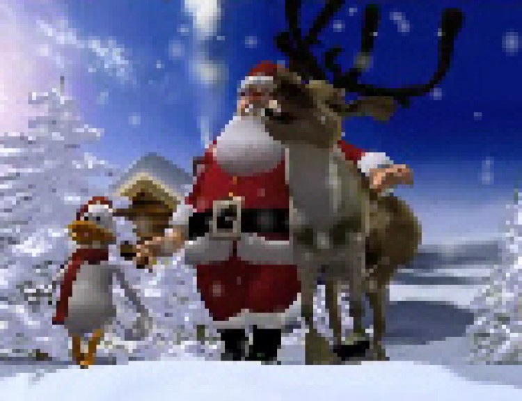 Santa Deer and Duck 2017 Bild 1